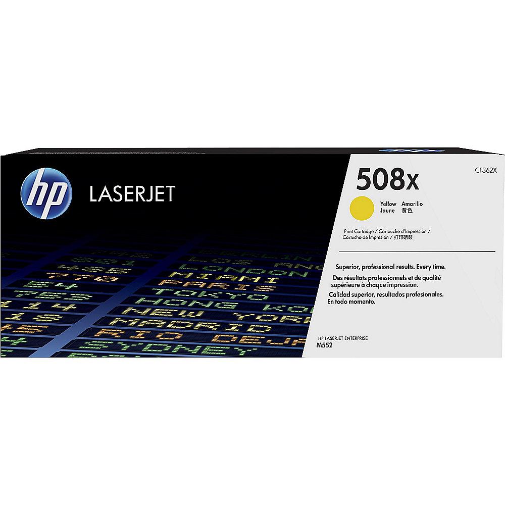 HP CF362X Original Toner Gelb 508X für ca. 9.500 Seiten