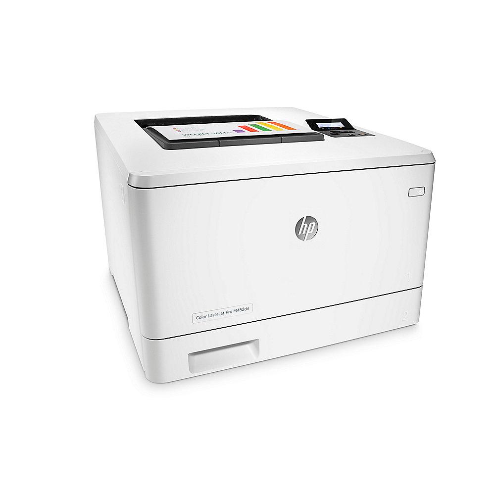 HP Color LaserJet Pro 400 M452dn Farblaserdrucker LAN   3 Jahre Garantie*