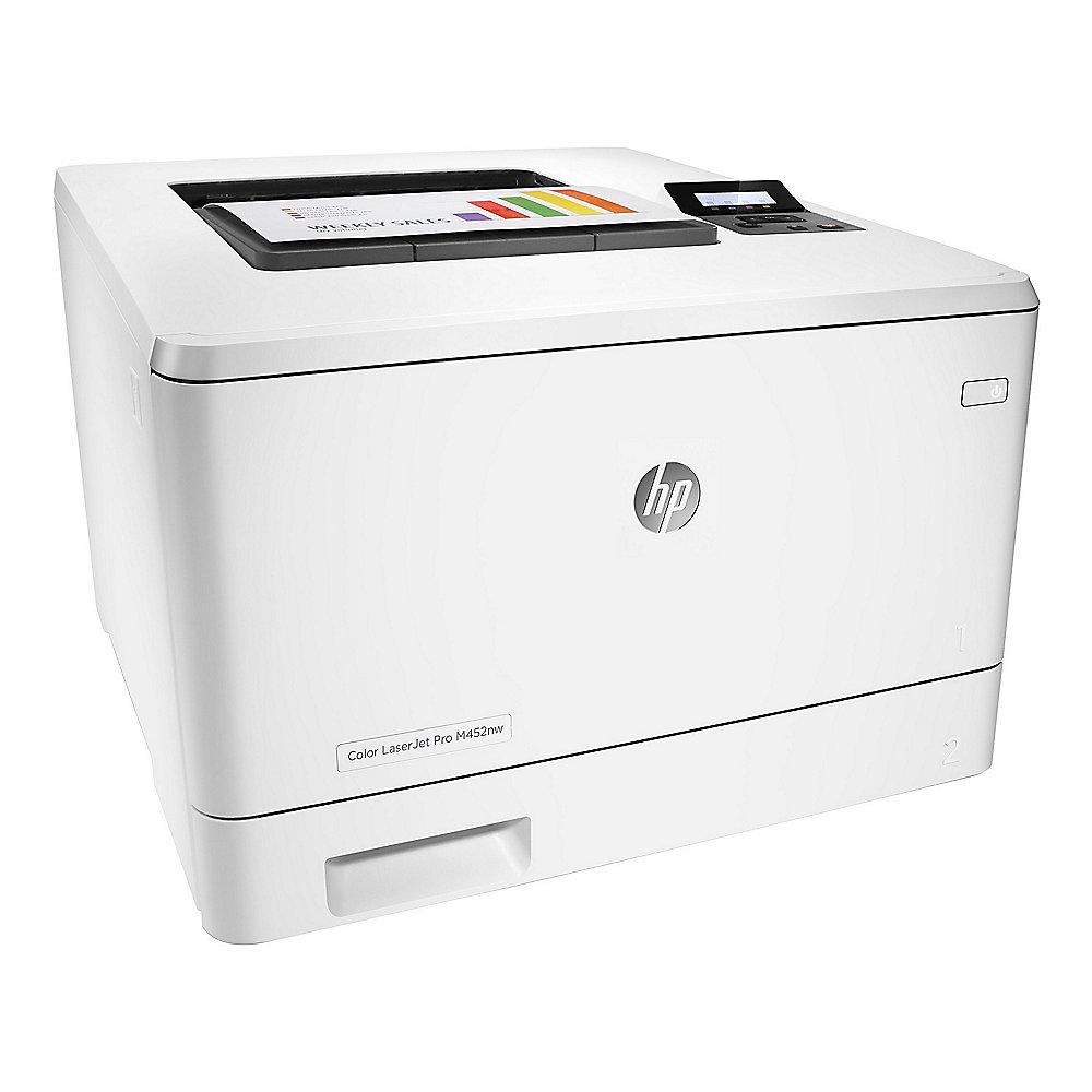 HP Color LaserJet Pro 400 M452nw Farblaserdrucker WLAN   3 Jahre Garantie*