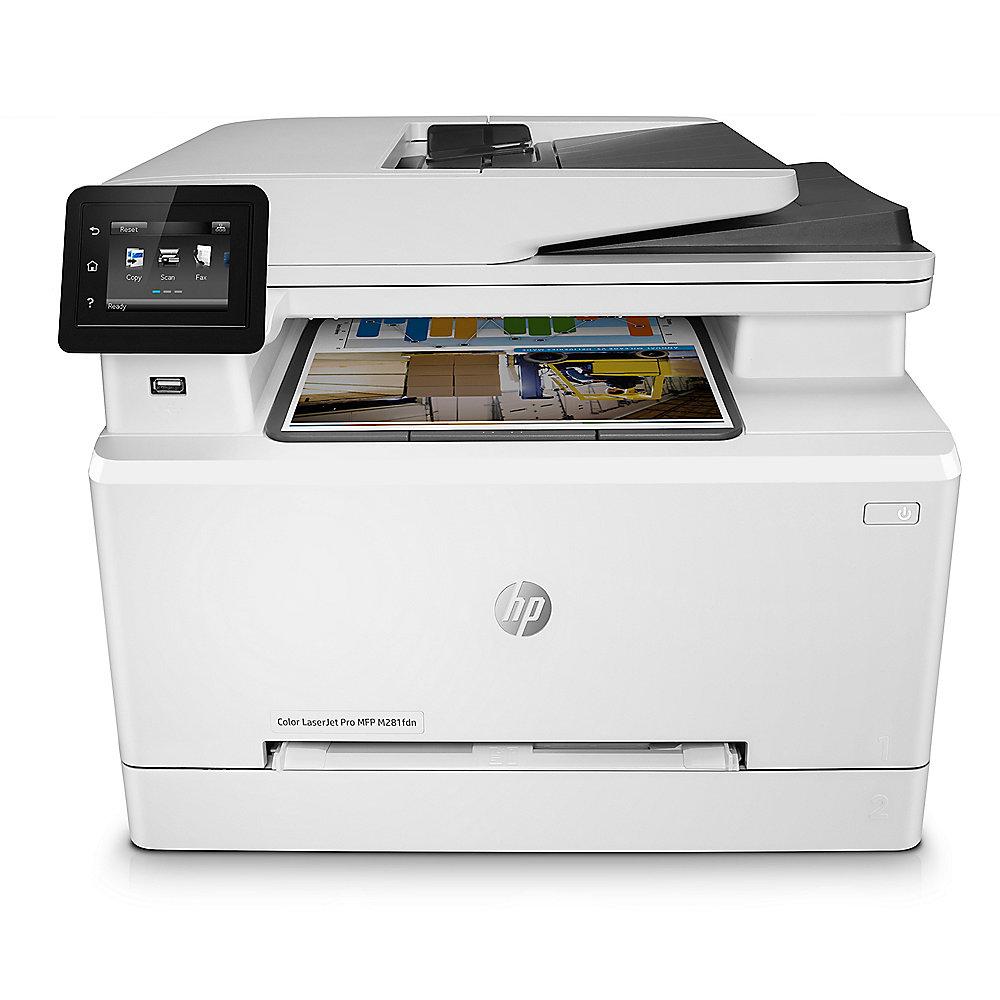 HP Color LaserJet Pro MFP M281fdn Farblaserdrucker Scanner Kopierer Fax LAN