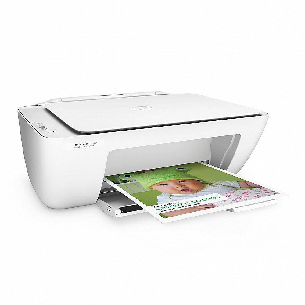 HP DeskJet 2130 Tintenstrahl-Multifunktionsdrucker Scanner Kopierer