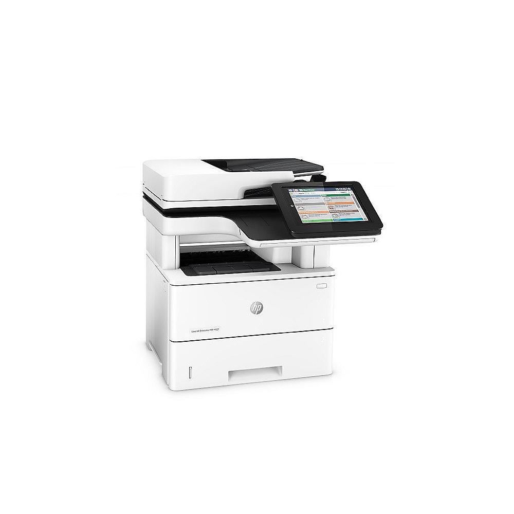 HP LaserJet EntFlow MFP M527c S/W-Laserdrucker Scanner Kopierer Fax LAN