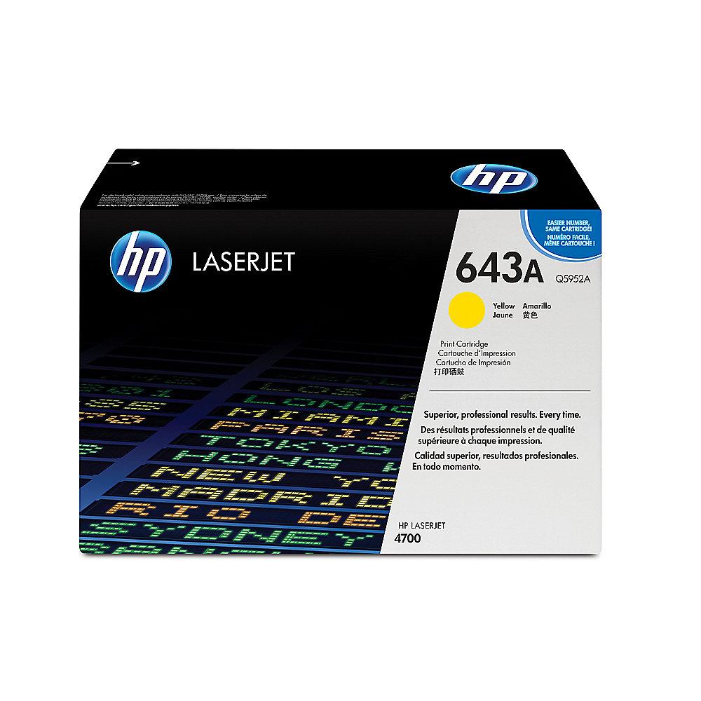 HP Q5952A Original Tonerkassette 643A gelb