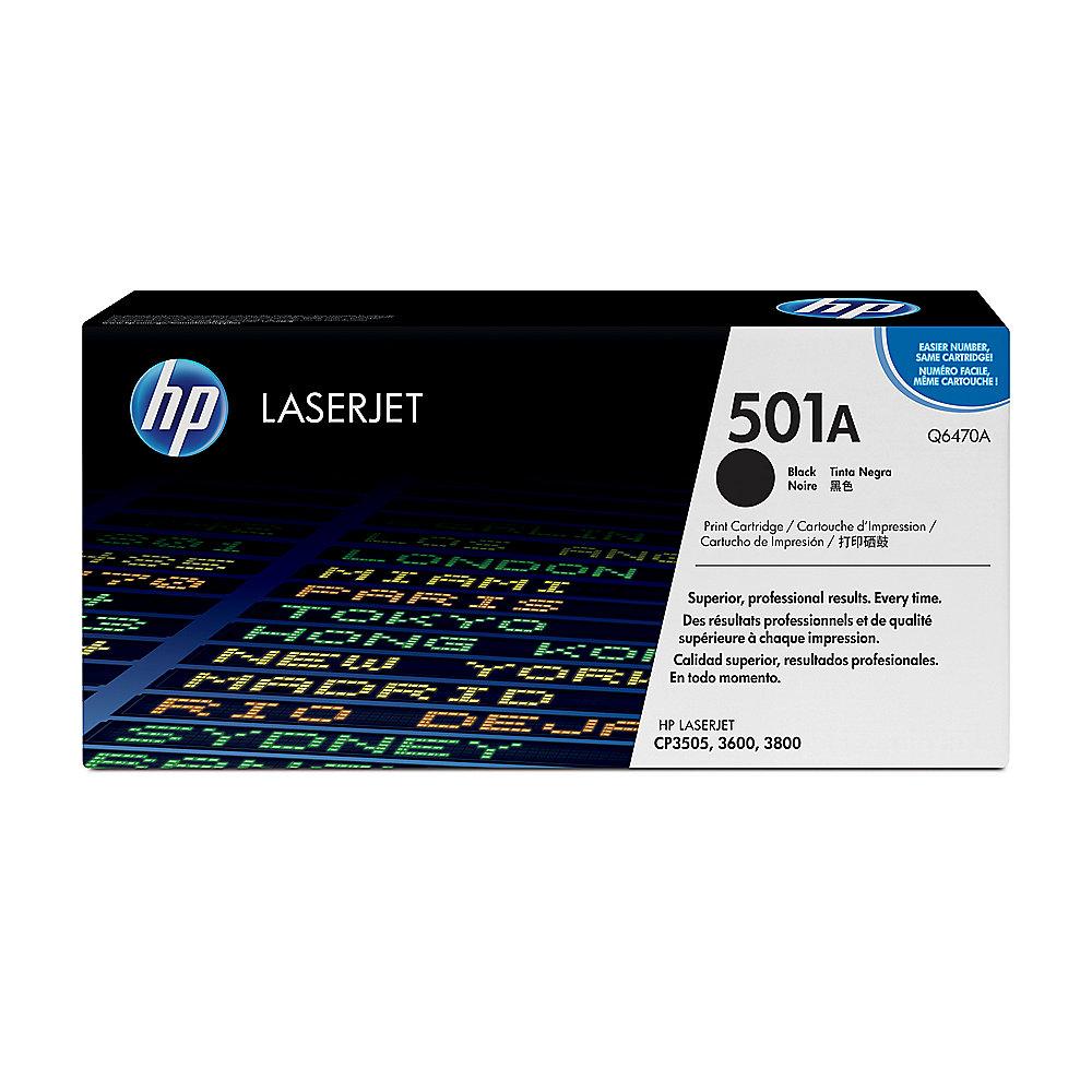 HP Q6470A Original Tonerkassette 501A schwarz