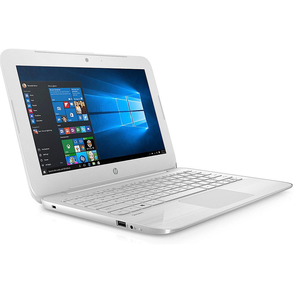 HP Stream 11-y001ng Notebook weiss N3060 eMMC matt HD Windows 10 inkl. Office365