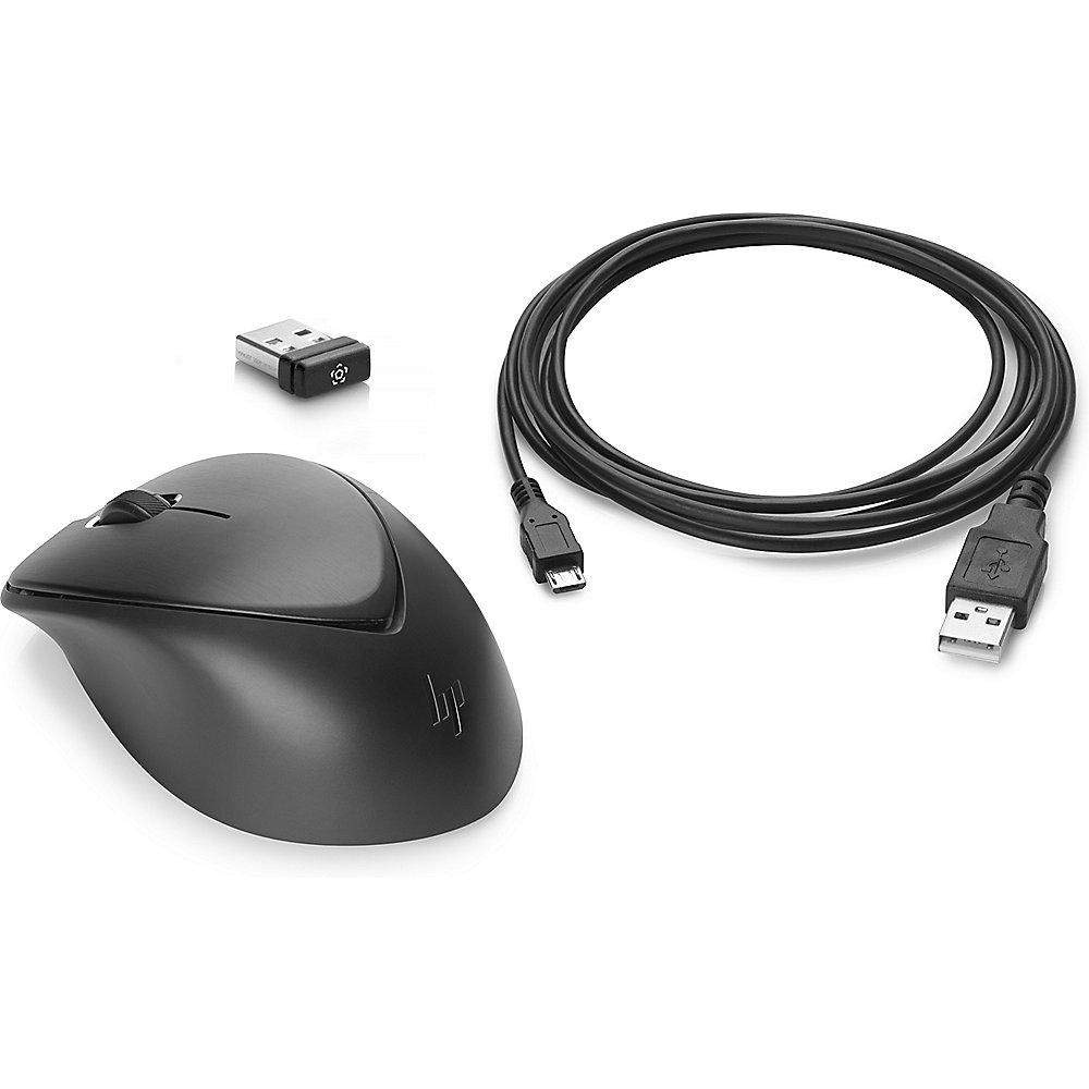 HP Wireless Premium Mouse 1JR31AA kabellos USB schwarz, HP, Wireless, Premium, Mouse, 1JR31AA, kabellos, USB, schwarz