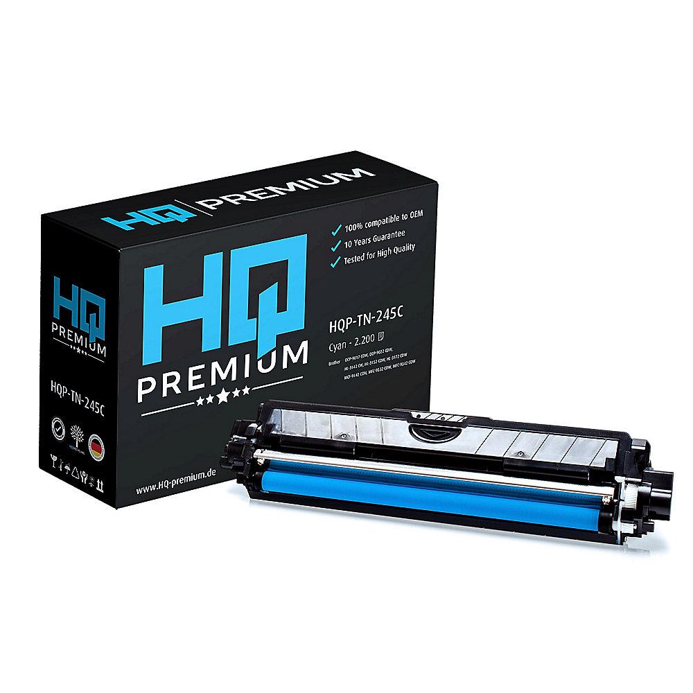 HQ-Premium Toner ersetzt Brother TN-241C / TN-245C Cyan für ca. 2.200 Seiten