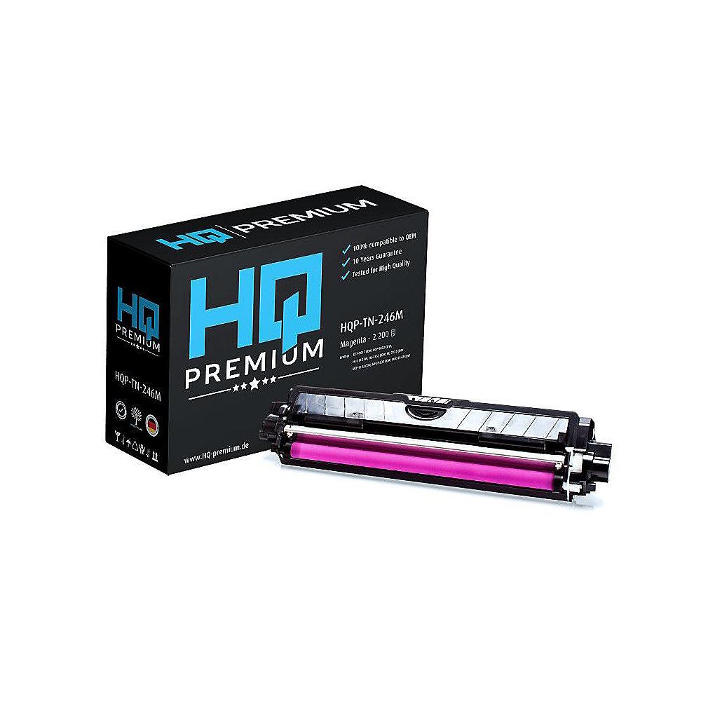 HQ-Premium Toner ersetzt Brother TN-242M / TN-246M Magenta für ca. 2.200 Seiten
