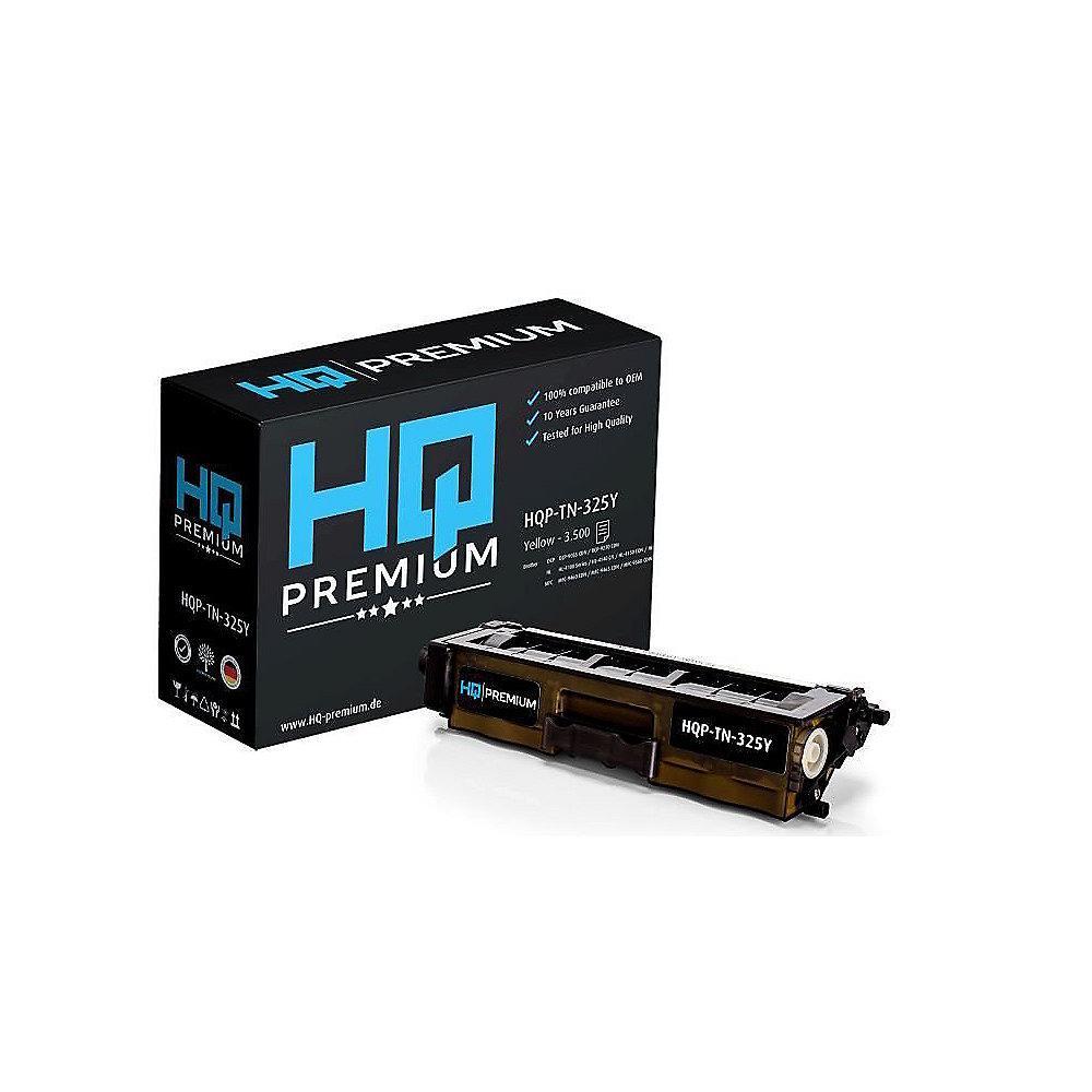 HQ-Premium Toner ersetzt Brother TN-325Y Gelb für ca. 3.500 Seiten