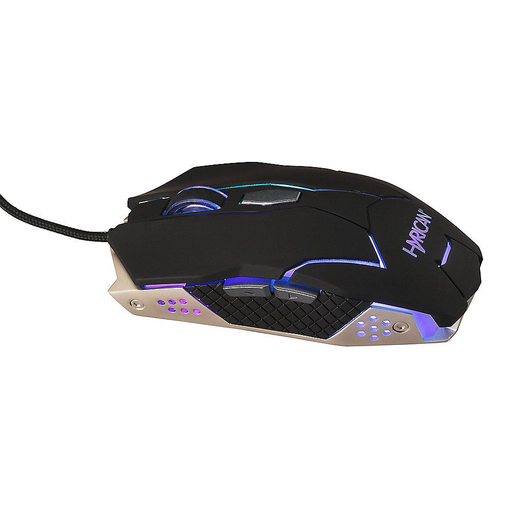 Hyrican Striker Gaming Maus 6-Tasten ST-GM075 Gaming, USB