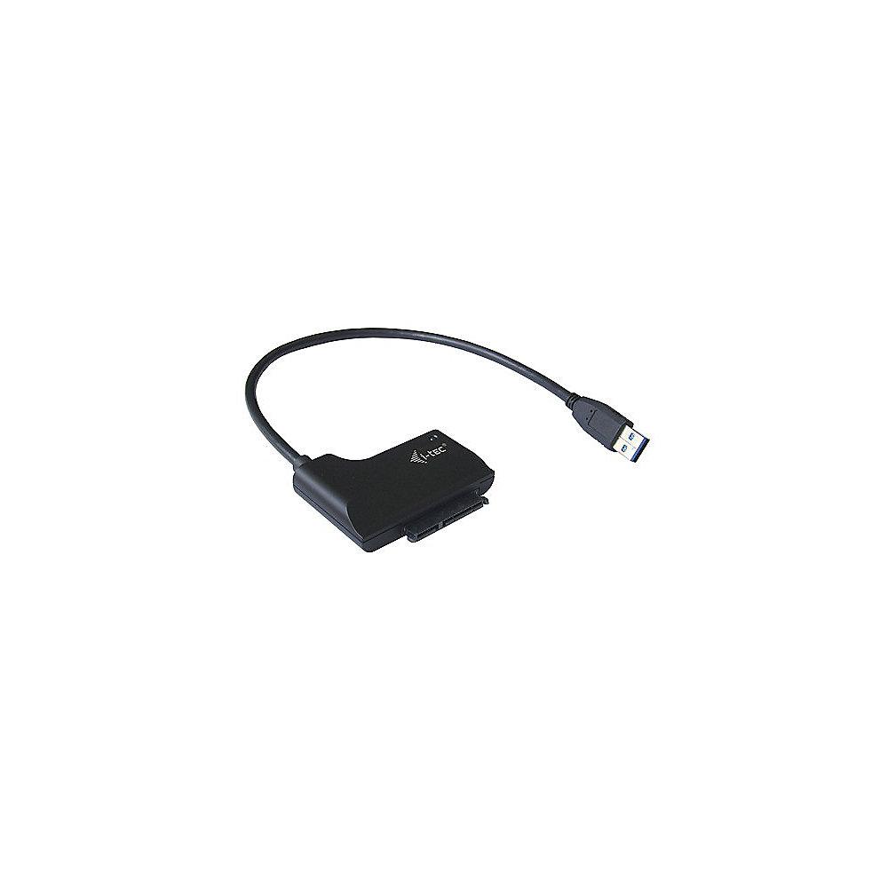 i-tec USB 3.0 zu SATA Adapter 0,15m St./St. schwarz, i-tec, USB, 3.0, SATA, Adapter, 0,15m, St./St., schwarz