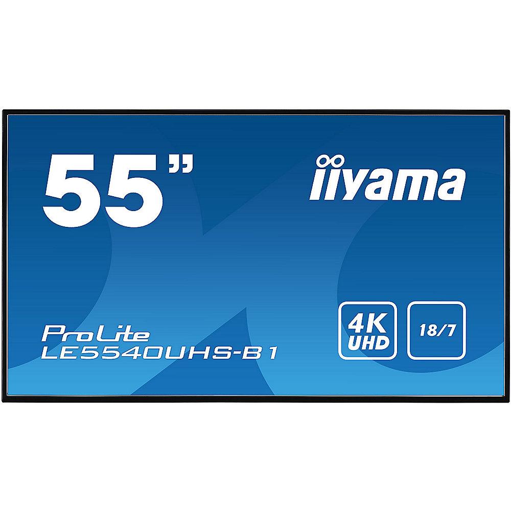 iiyama LE5540UHS-B1 55"/139cm 4K UHD Monitor HDMI/DVI/VGA LS