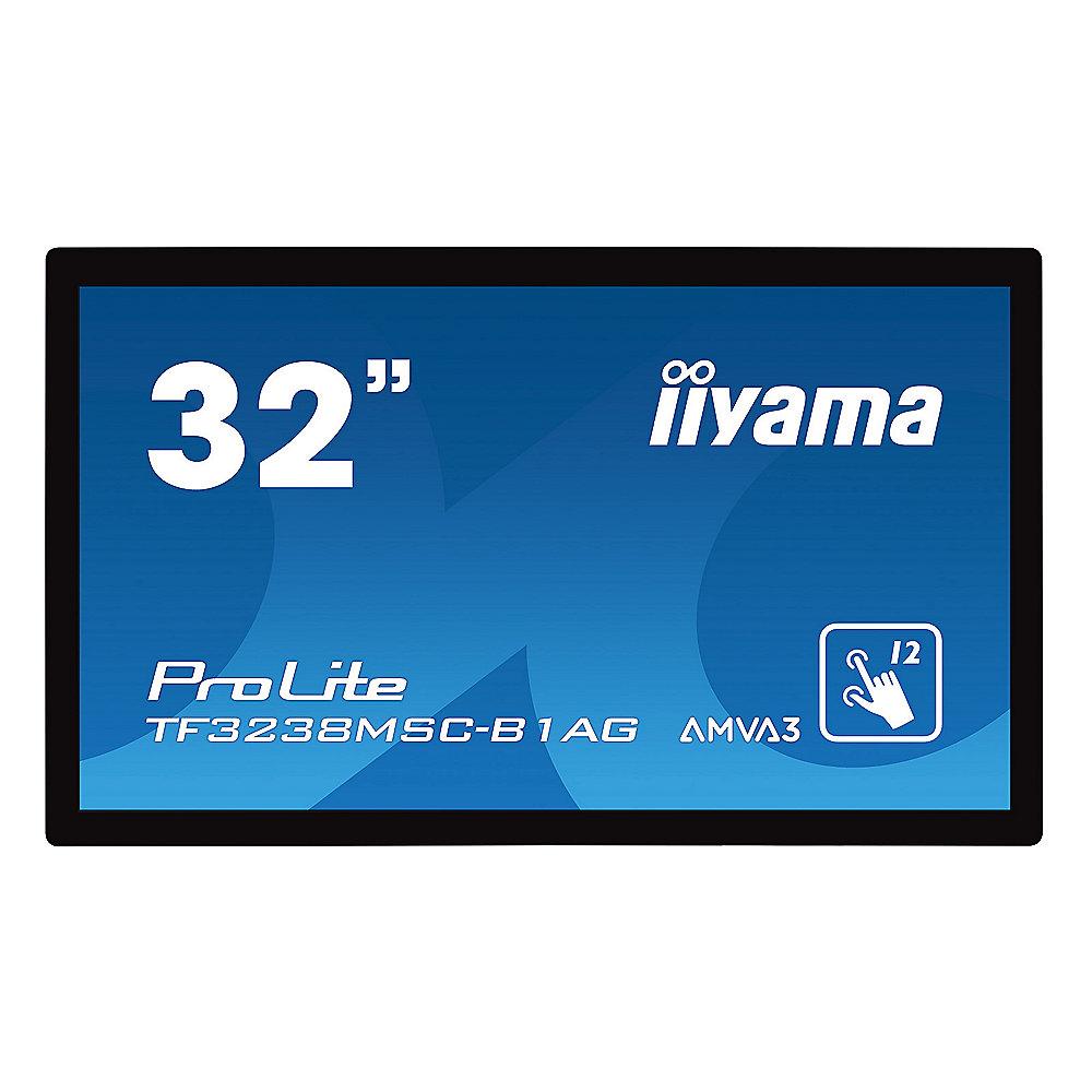 iiyama TF3238MSC-B1AG 31,5"/80cm FHD Multi-Touch Monitor DVI/HDMI/DP/VGA/USB LS