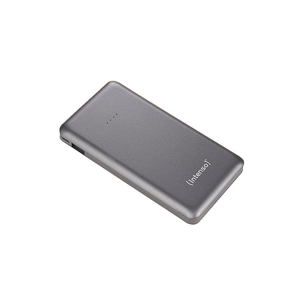 Intenso mobiles Ladegerät Powerbank Slim 10.000 mAh grau, Intenso, mobiles, Ladegerät, Powerbank, Slim, 10.000, mAh, grau