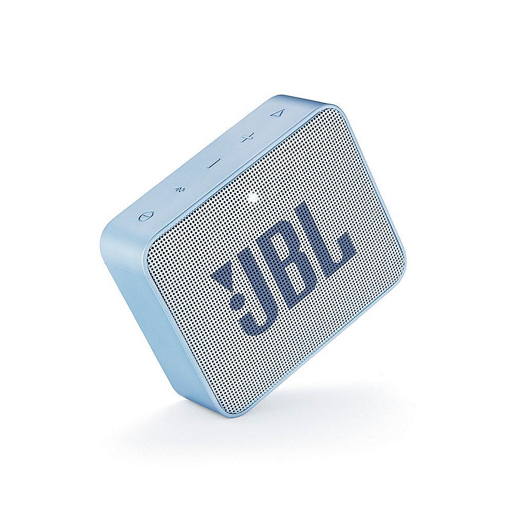 JBL GO2 Cyan Ultraportabler Bluetooth Lautsprecher wasserdicht