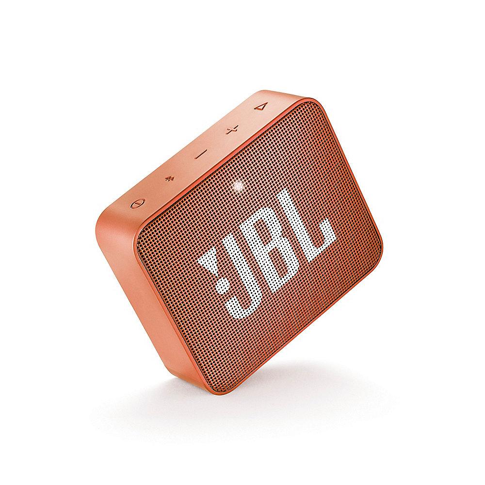 JBL GO2 Orange Ultraportabler Bluetooth Lautsprecher wasserdicht