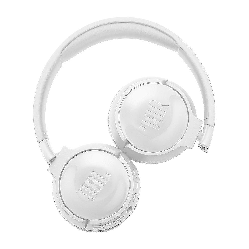 JBL TUNE 600BTNC weiß - On Ear-Noise-Cancelling Bluetooth Kopfhörer Mikrofon