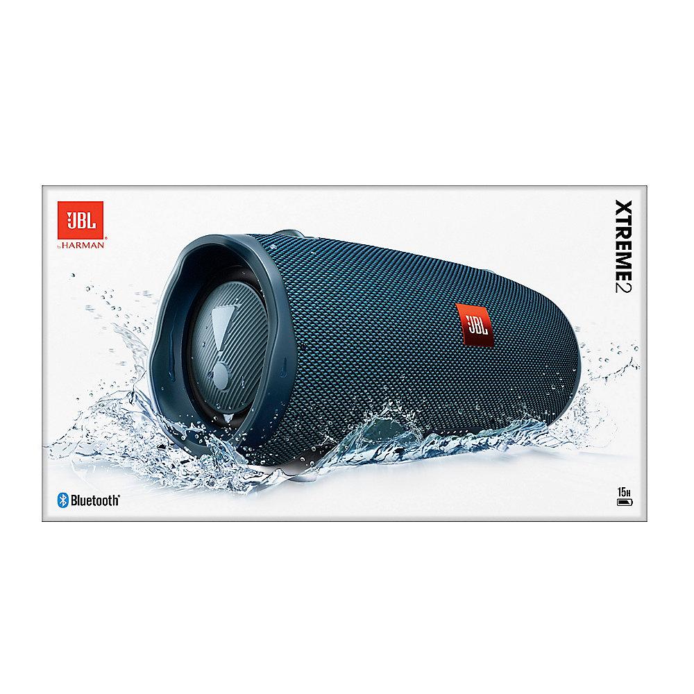 JBL Xtreme 2 Blau Bluetooth Lautsprecher IPX7 Wasserdicht