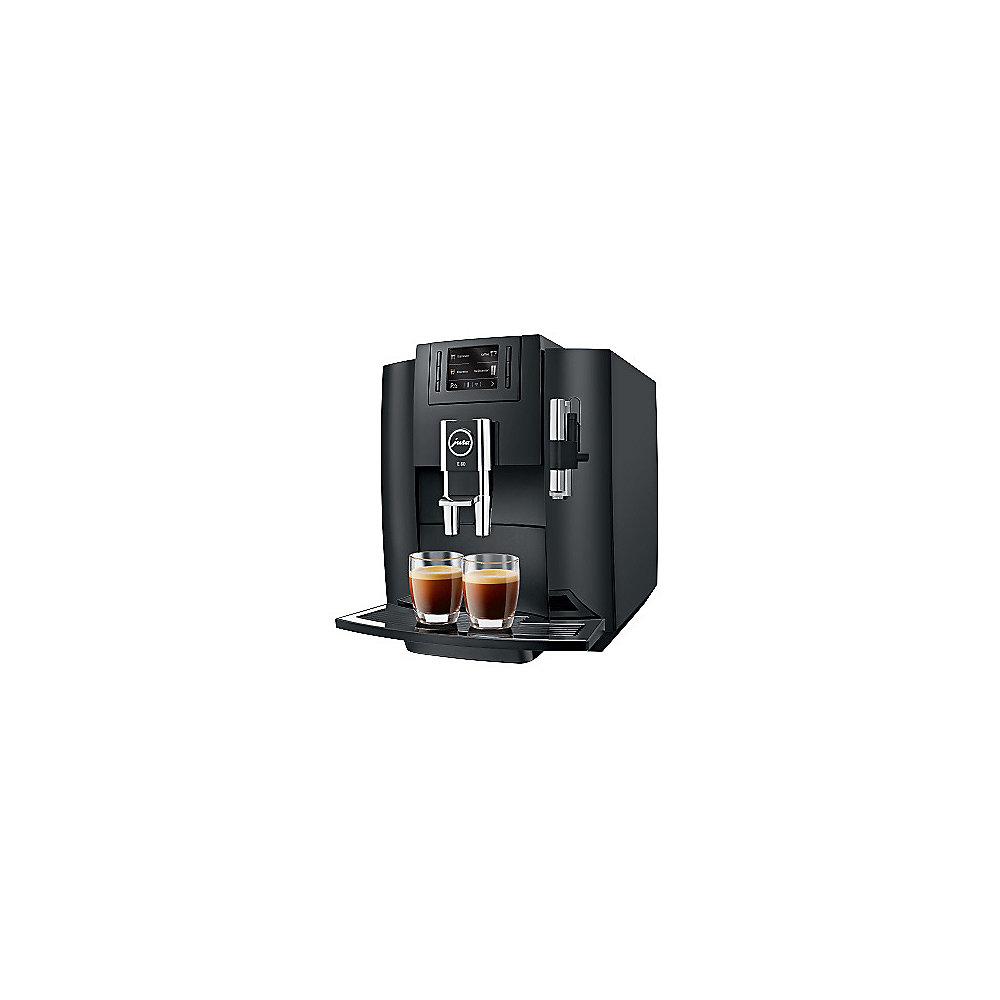 JURA E80 Kaffeevollautomat Piano Black