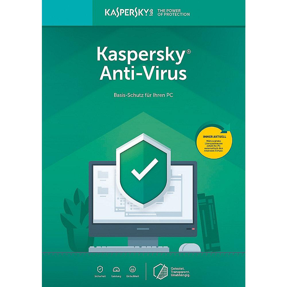 Kaspersky Anti-Virus 2019 1PC 1Jahr FFP / Produkt Key