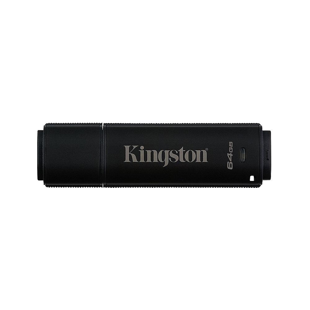 Kingston 64GB DataTraveler 4000G2 Data Secure Stick mit Management USB3.0, Kingston, 64GB, DataTraveler, 4000G2, Data, Secure, Stick, Management, USB3.0