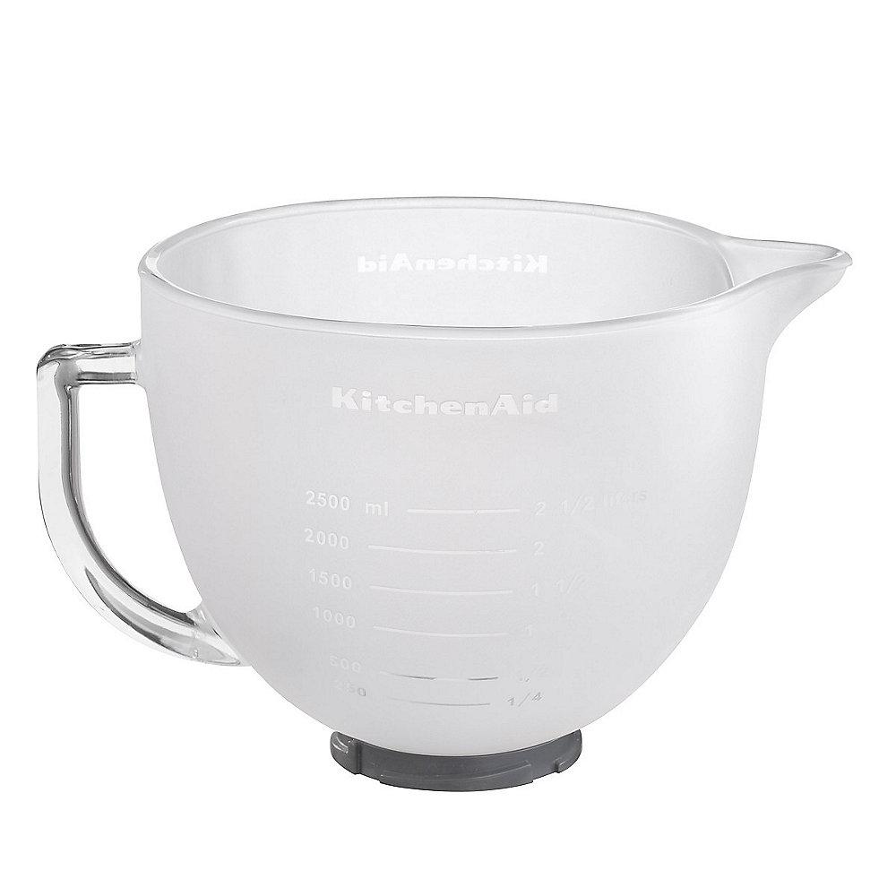 KitchenAid 5K5GBF Milch-Glasschüssel  4,8 L Silikondeckel für Küchenmaschine
