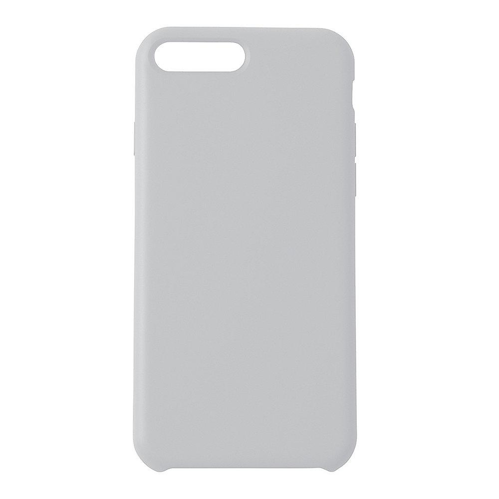 KMP Silikon Case Velvety Premium für iPhone 8 Plus, grau