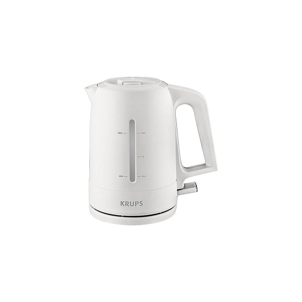 Krups BW2441 ProAroma Wasserkocher 1,6l weiß, Krups, BW2441, ProAroma, Wasserkocher, 1,6l, weiß