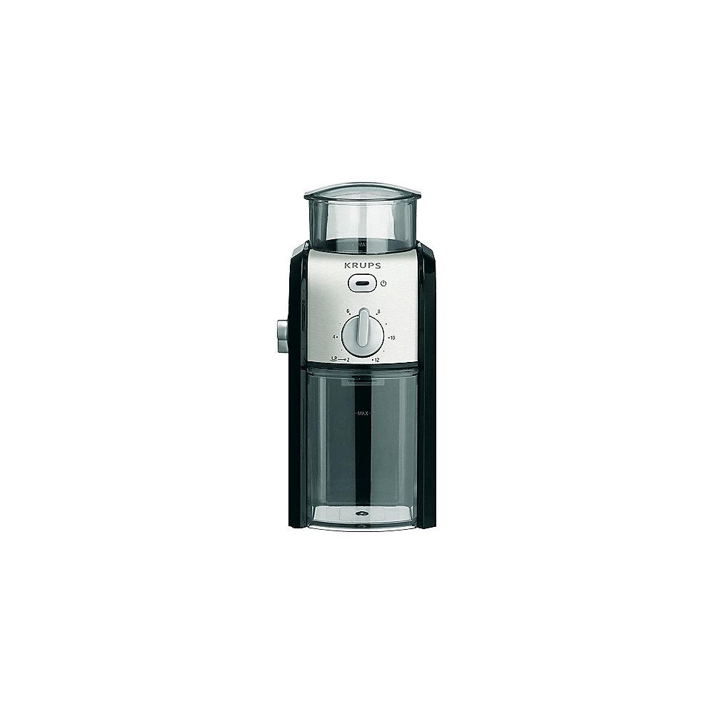 Krups G VX2 42 Kaffee-Espresso-Mühle Schwarz / Chrom, Krups, G, VX2, 42, Kaffee-Espresso-Mühle, Schwarz, /, Chrom