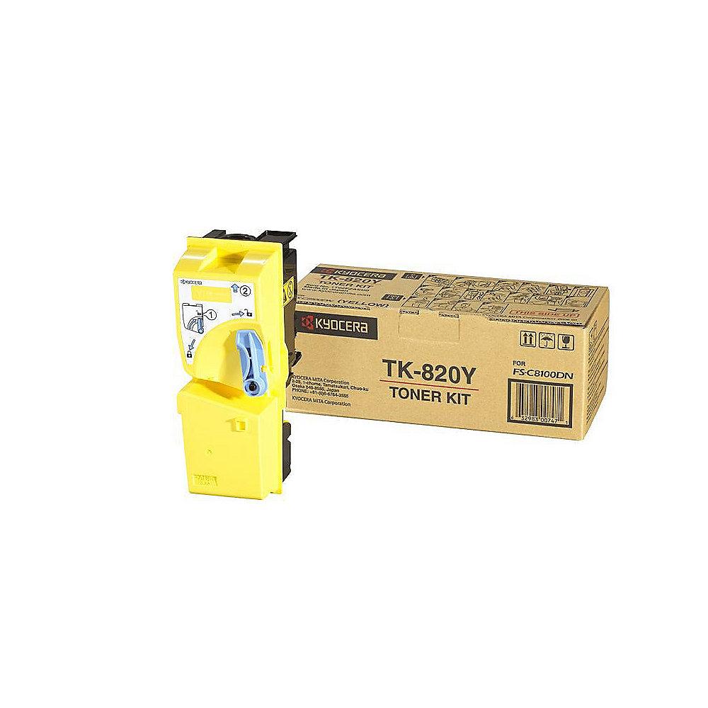 Kyocera 1T02HPAEU0 Toner gelb TK 820Y