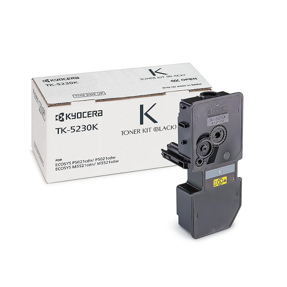 Kyocera Original Toner TK-5230K / 1T02R90NL0 Schwarz für ca. 2.600 Seiten, Kyocera, Original, Toner, TK-5230K, /, 1T02R90NL0, Schwarz, ca., 2.600, Seiten