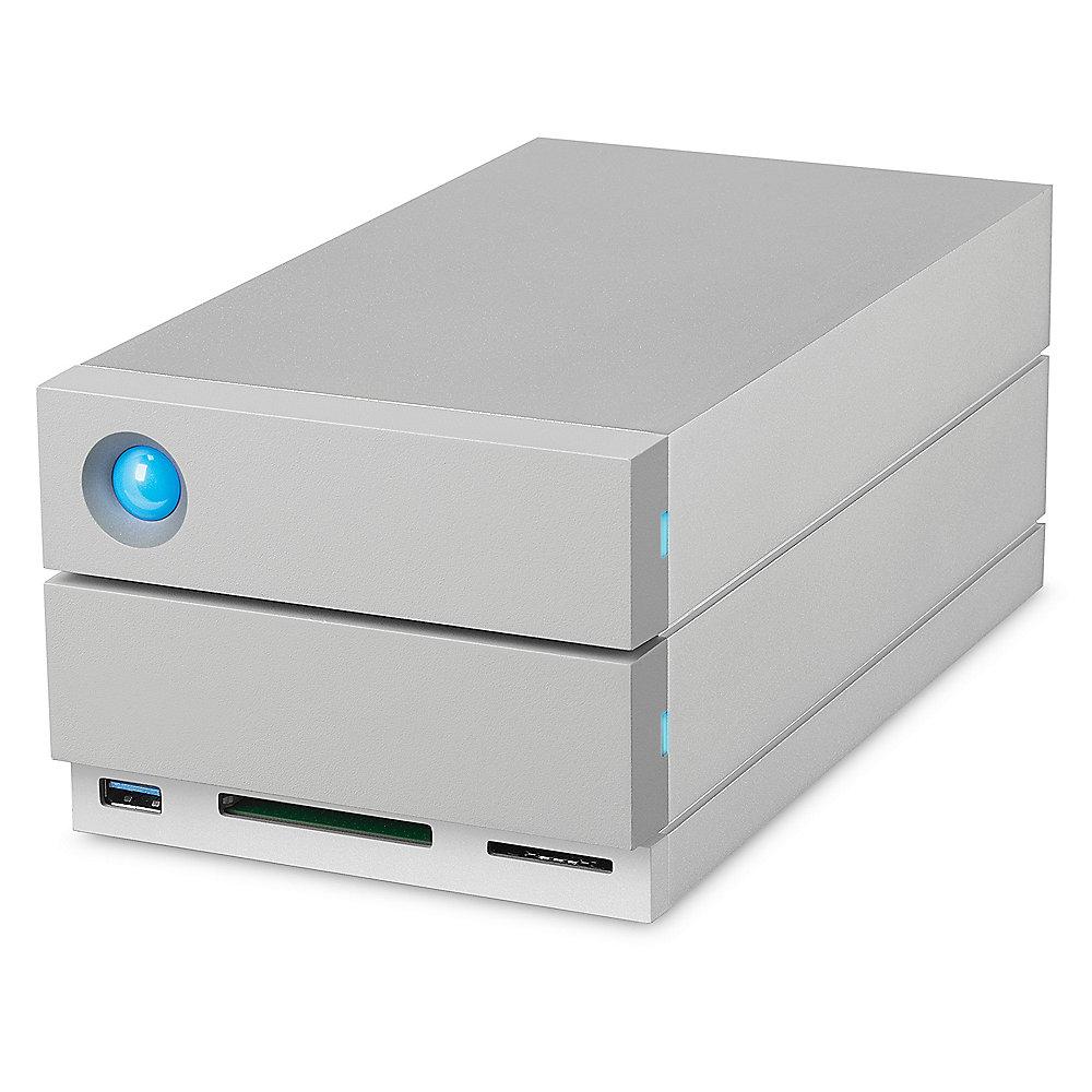 LaCie 2big Dock Thunderbolt 3 & USB-C 3.1   Cardreader  - 20TB 3,5 Zoll 7200rpm