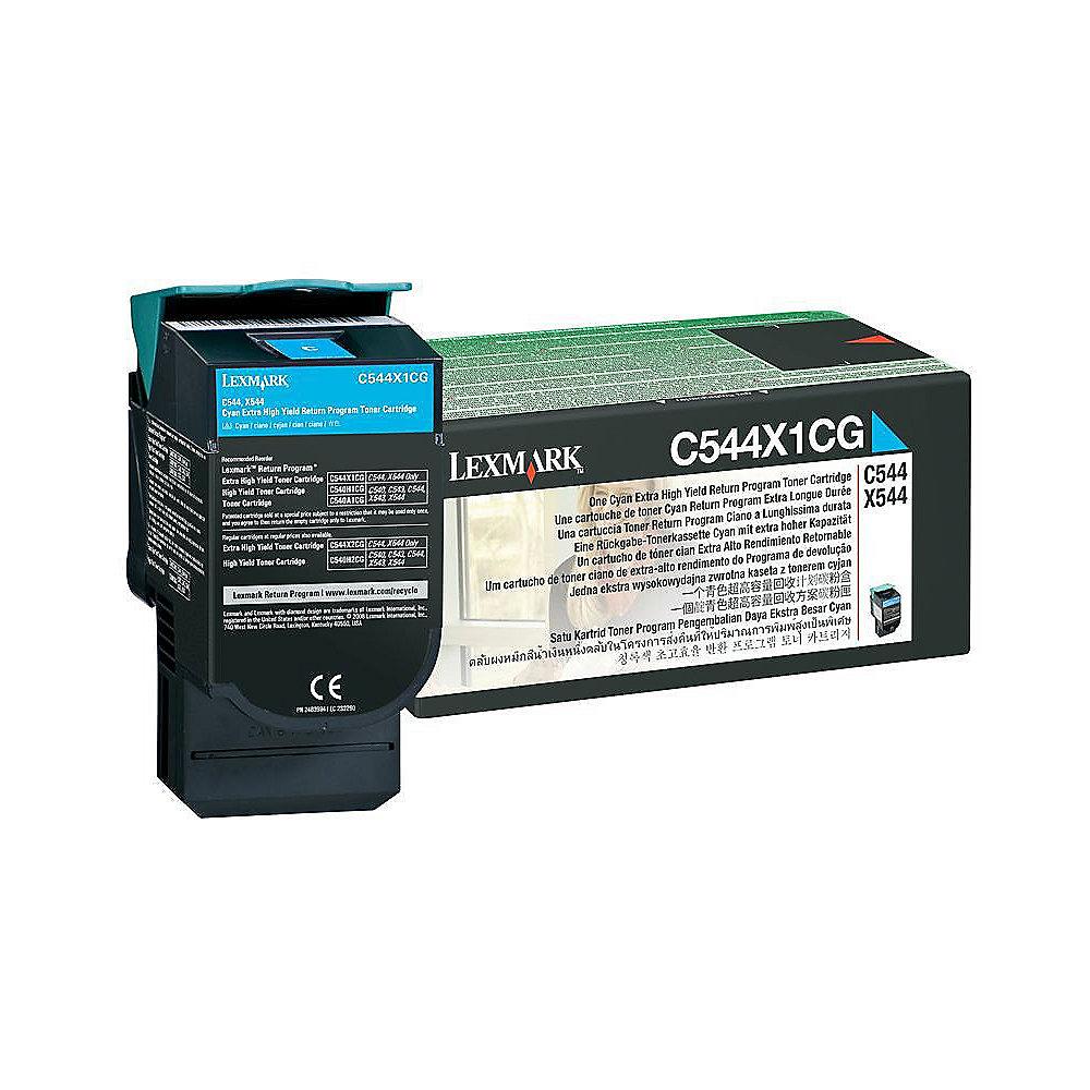 Lexmark 0C544X1CG Toner cyan