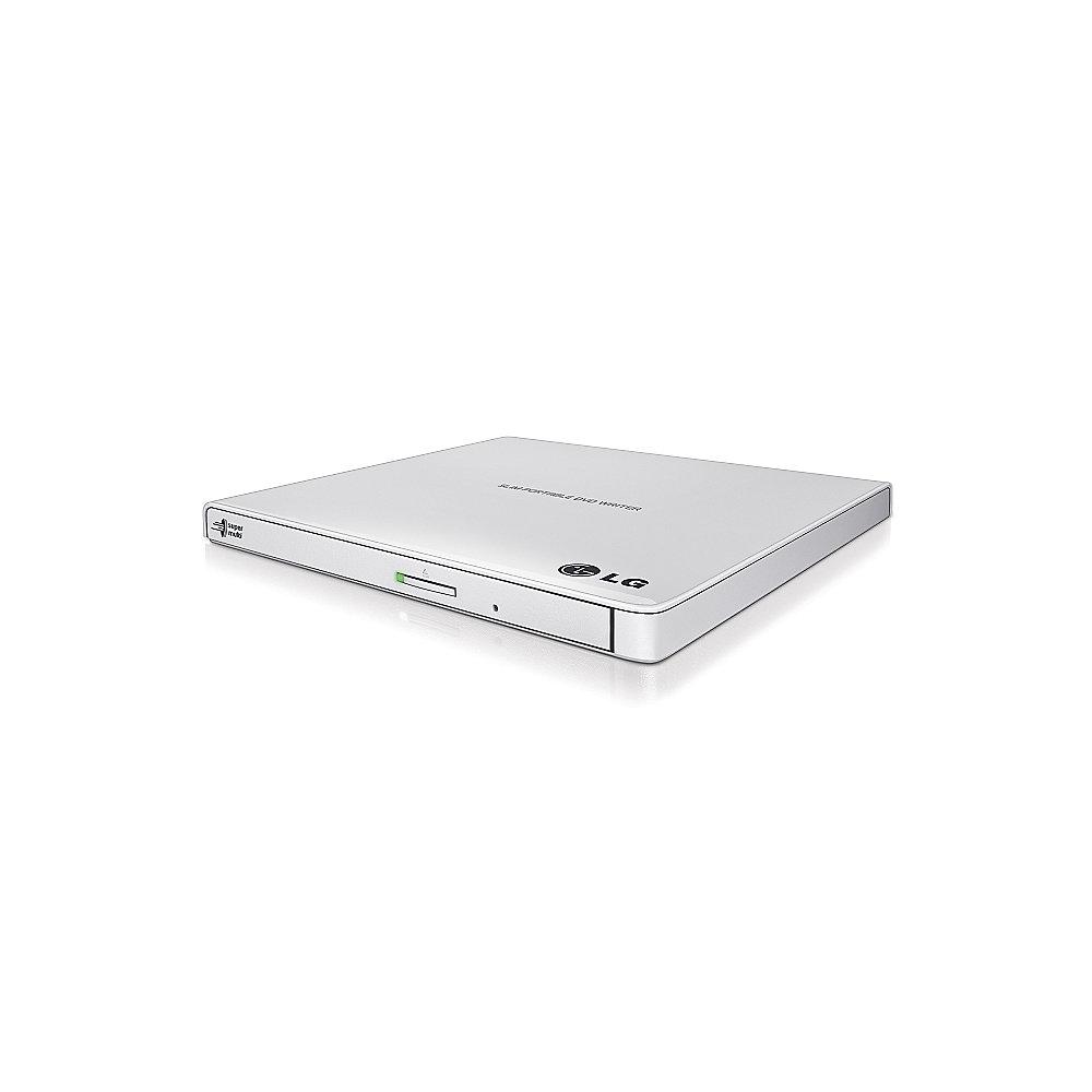 LG GP57EW40 Slim 8x DVD±R 8x/6x DVD±R DL 5x DVD-RAM USB 2.0 weiss extern