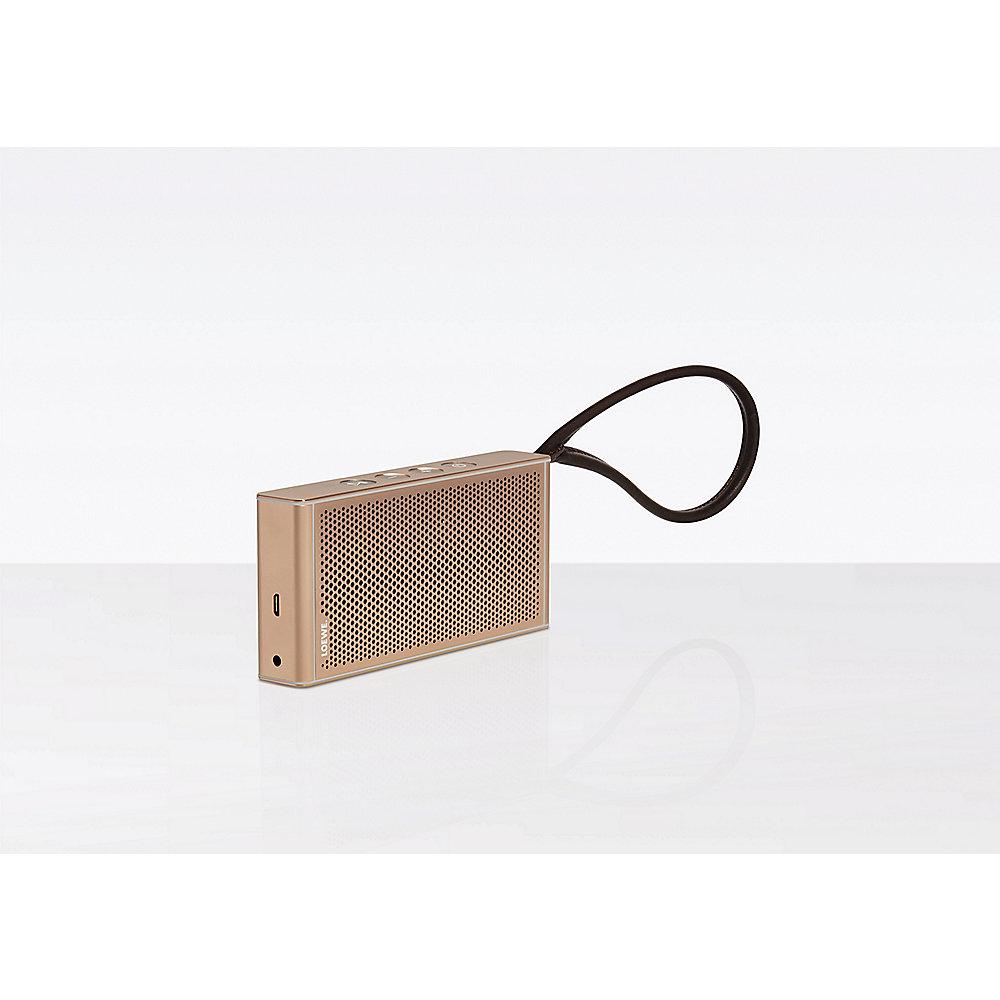 Loewe klang m1 Bluetooth-Lautsprecher mit Freisprecheinrichtung roségold