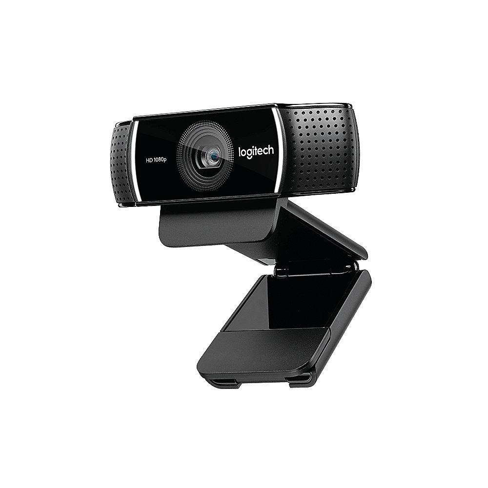 Logitech C922 Pro Stream Full HD Webcam mit Hintergrundänderung 960-001088