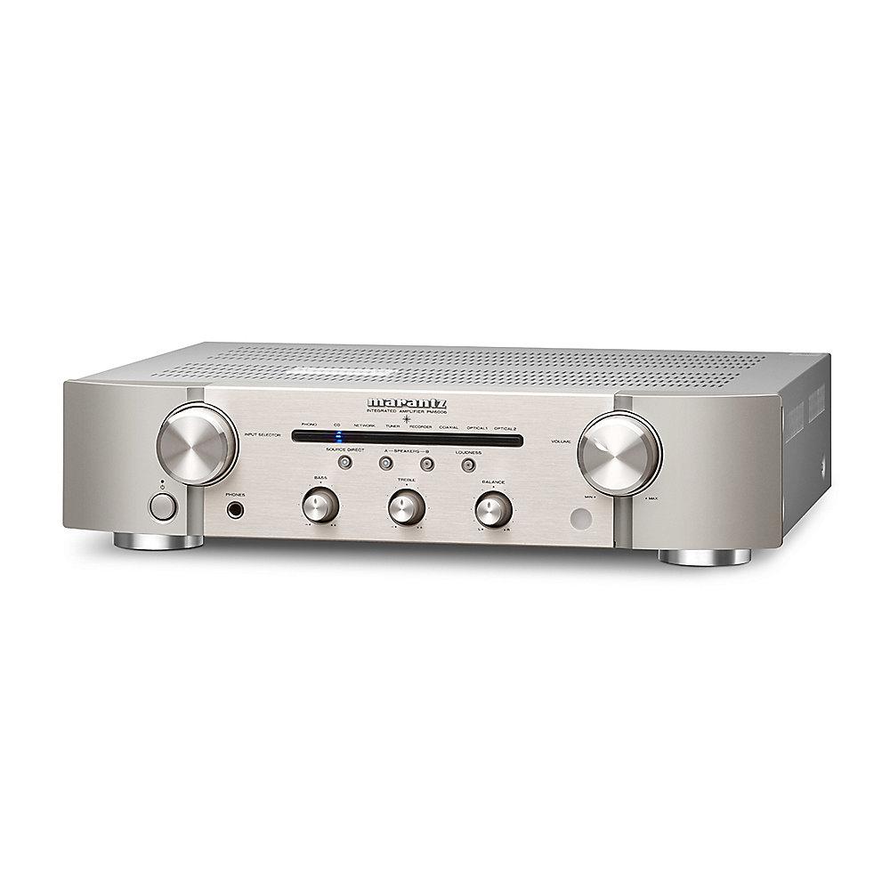 Marantz PM6006 hochwertiger HiFi-Vollverstärker mit digt. Eingängen, silber/gold, Marantz, PM6006, hochwertiger, HiFi-Vollverstärker, digt., Eingängen, silber/gold