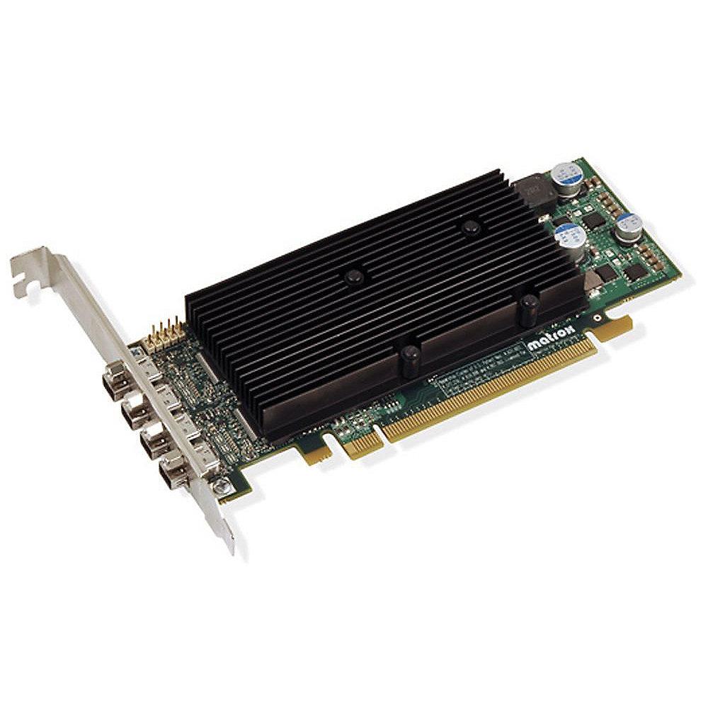 Matrox M9148 LP 1024MB DDR2 PCIe 4x mini DisplayPort LP passiv - Retail, Matrox, M9148, LP, 1024MB, DDR2, PCIe, 4x, mini, DisplayPort, LP, passiv, Retail