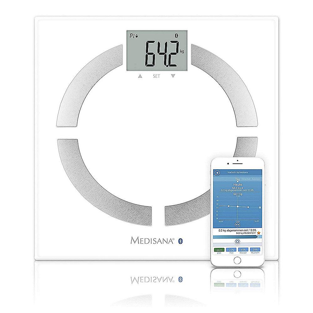 Medisana BS 444 connect Smarte Körperanalysewaage weiß