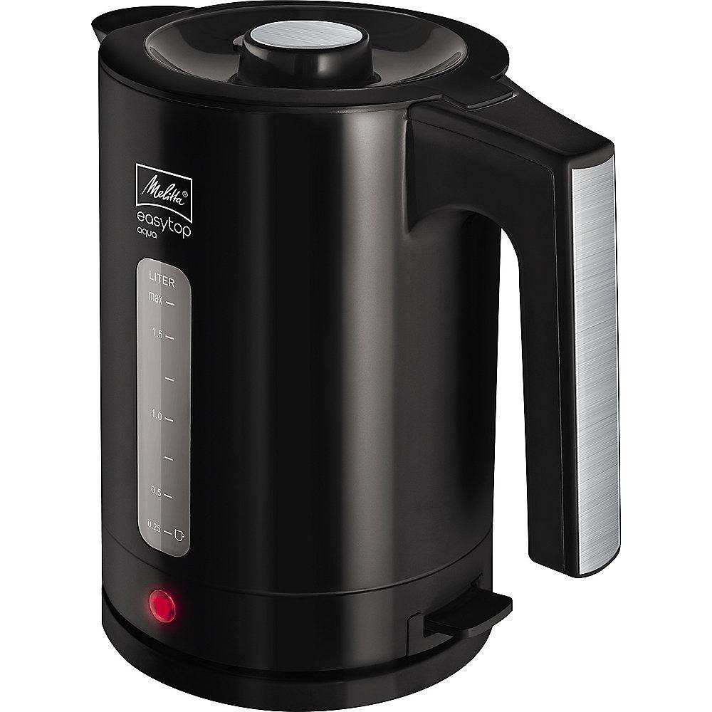 Melitta Easy Top Aqua 1016-04 Wasserkocher schwarz 1,7 Liter