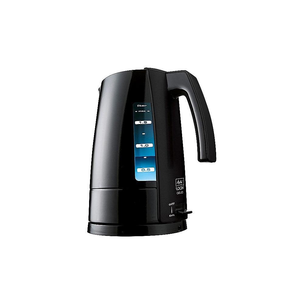 Melitta Look Aqua H205-0202 Wasserkocher schwarz 1,7 Liter, Melitta, Look, Aqua, H205-0202, Wasserkocher, schwarz, 1,7, Liter