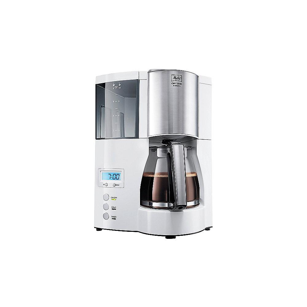 Melitta Optima Timer 100801 Kaffemaschine weiß