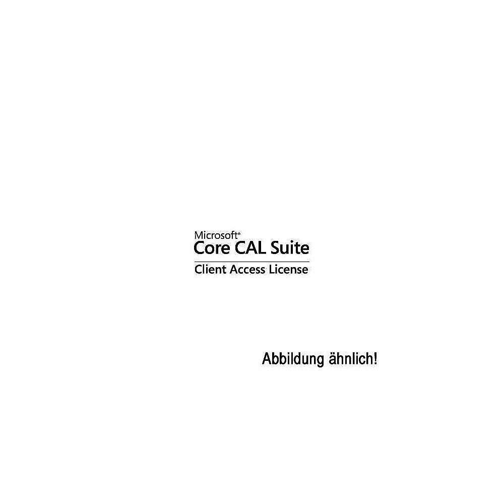 Microsoft Core CAL Suite Client Access Lizenz 1 User CAL   SA Open-NL