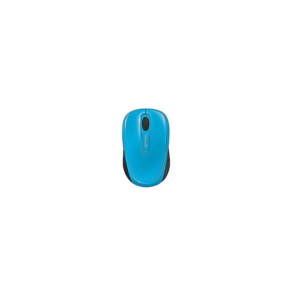 Microsoft Wireless Mobile Mouse 3500 Cyan Blue GMF-00271