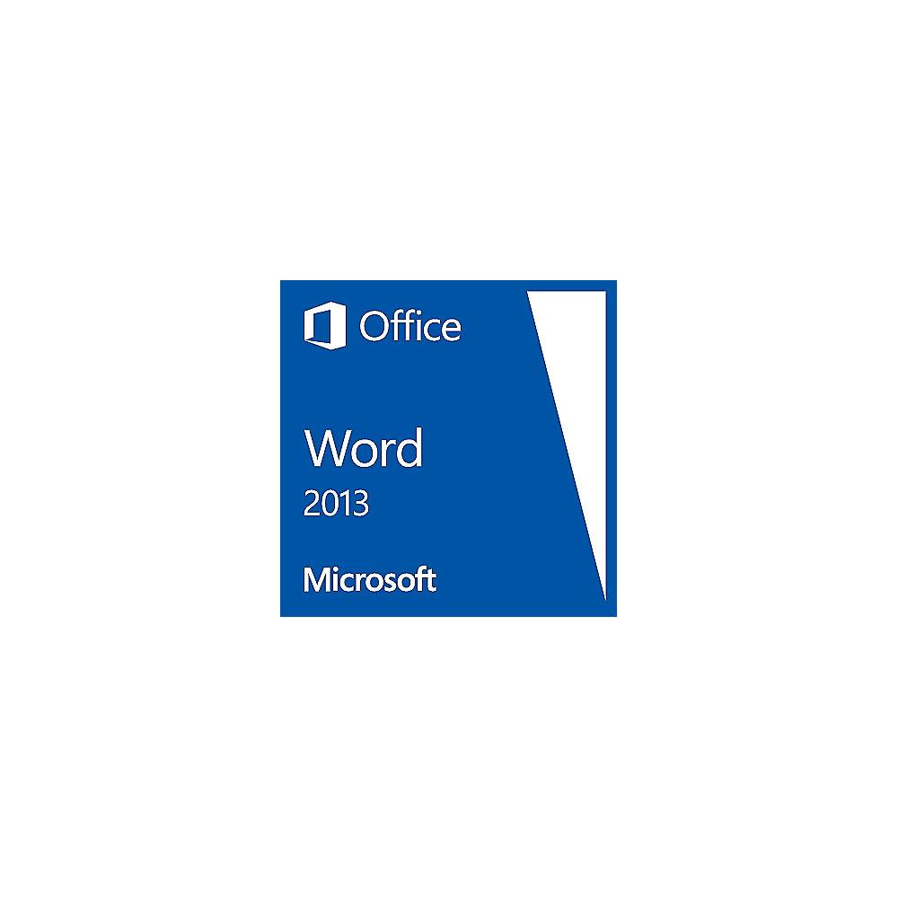 Microsoft Word 2013 Win Open-NL 1 PC SA