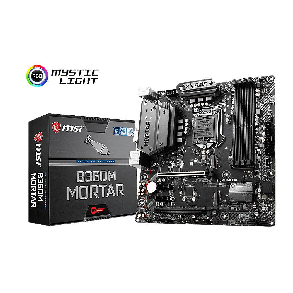 MSI B360M Mortar mATX Mainboard Sockel 1151 (Coffee Lake)