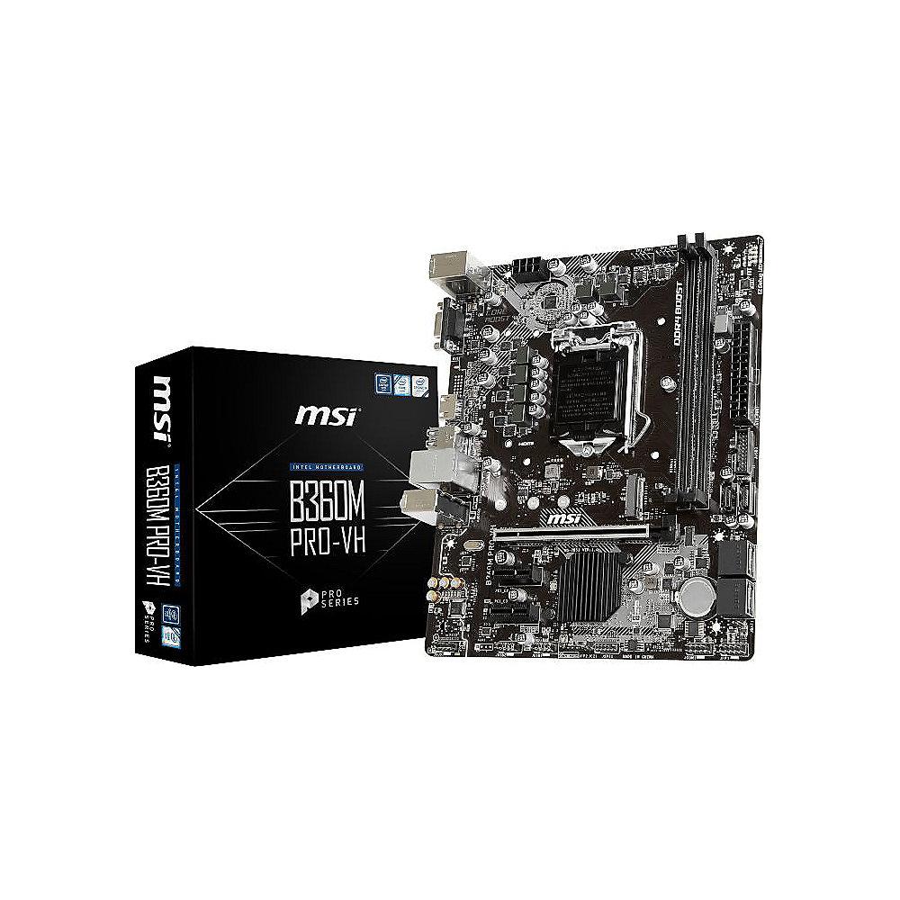 MSI B360M PRO-VH mATX Mainboard Sockel 1151 (Coffee Lake)