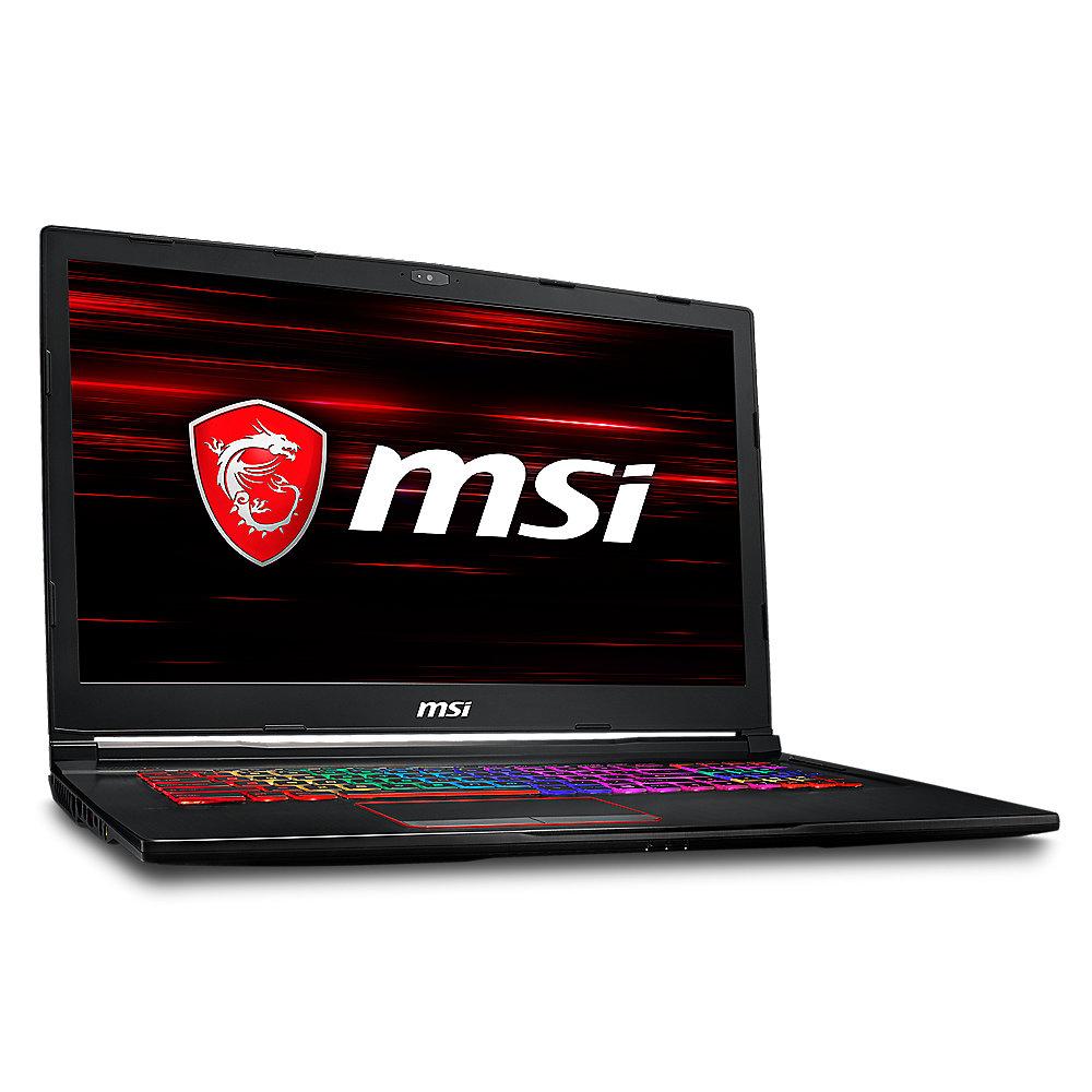 MSI GE73 8RF-215 Raider RGB 17,3"FHD i7-8750H 16GB/1TB 128GB SSD GTX1070 DOS