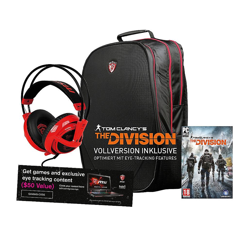 MSI Spring Bundle für MSI Tobii inkl. Rucksack, Headset, Game