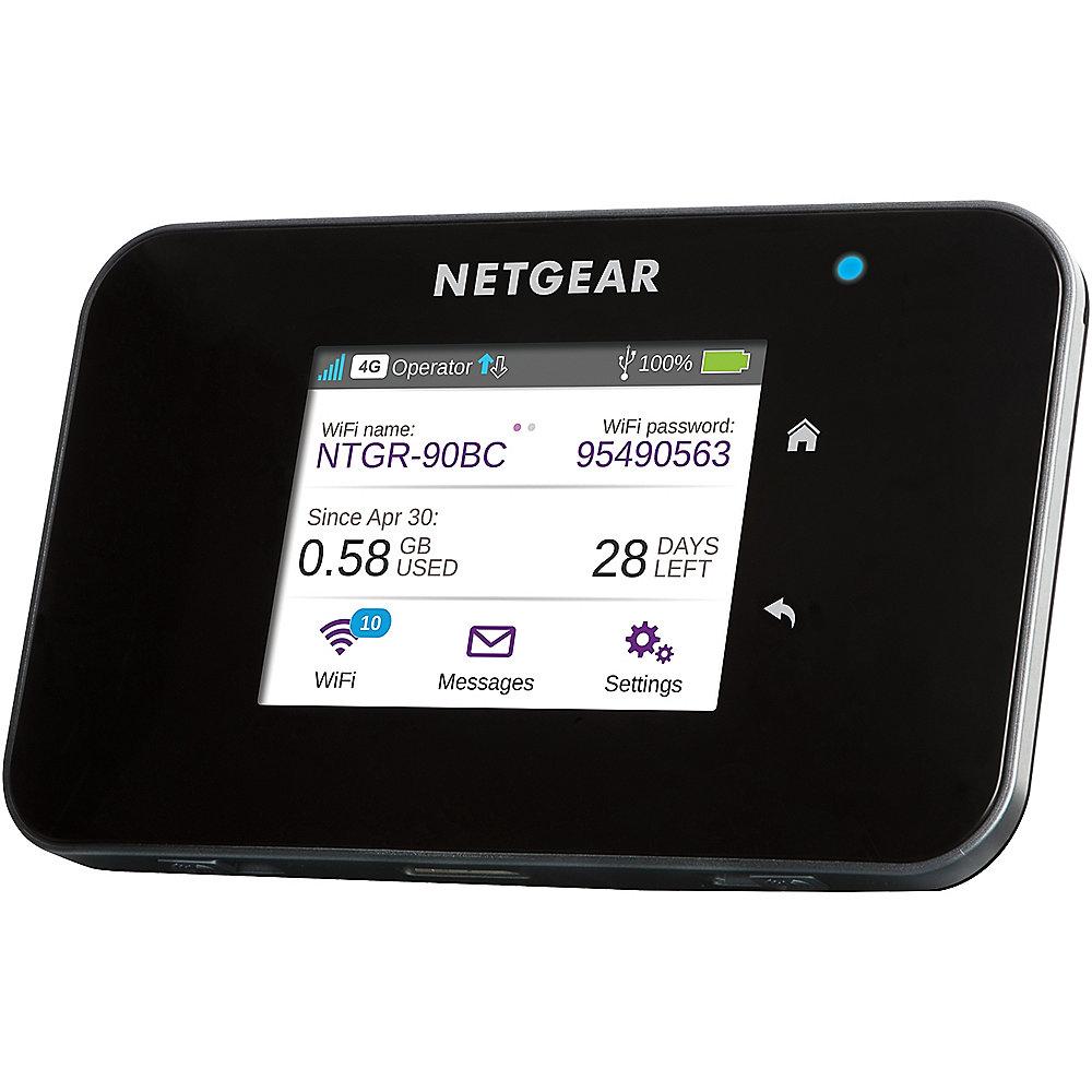 Netgear AC810 AirCard 810 4G LTE Mobile Hotspot (bis zu 600Mbit/s, Micro-SIM)